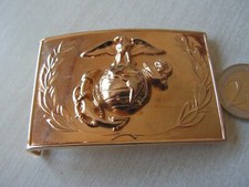 boucle de ceinture   militaire   us marines          (ref+6000)