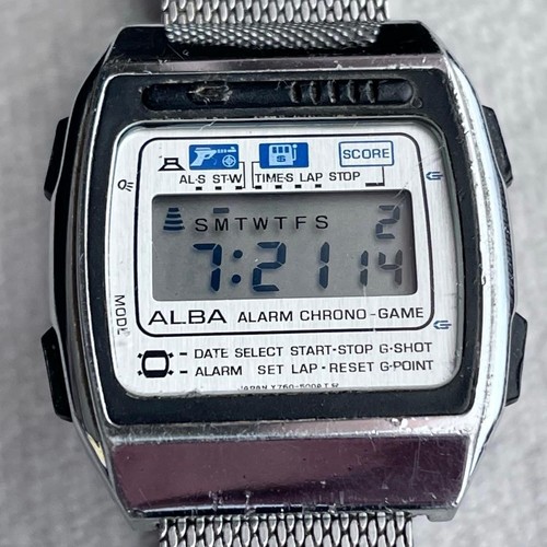 Seiko alba y760 - y760-5000, digital