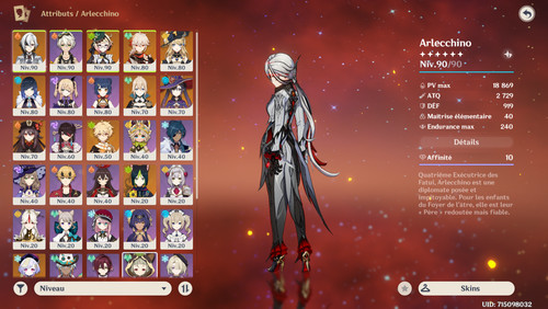 Compte genshin impact eu - genshin, 55