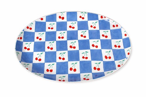 Petit plat long porcelaine - en,
