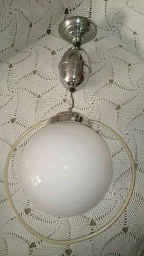 Lustre globe ancien déco - ,