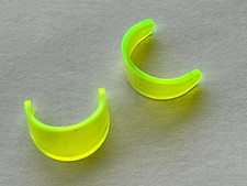 Visiere de casque LEGO TrNeonGreen minifig Helmet Visor Ref 2447 / Set 6988 6741