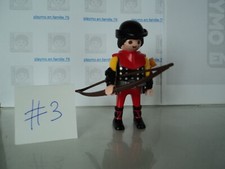 PLAYMOBIL vintage médiéval château dragon rouge archer du set 3269 de 2004 #3