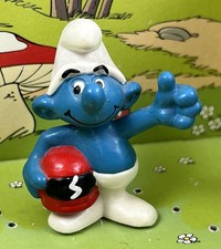 Les Schtroumpfs - Figurine PVC / Désodorisant Voiture "Feu Orange" (sans socle)