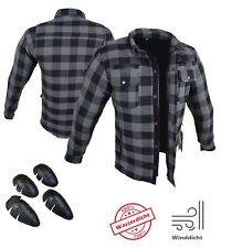 Vêtements de Moto Et Flanell-Holzfäller Chemise Kev Aramide Lumber Biker Jacke