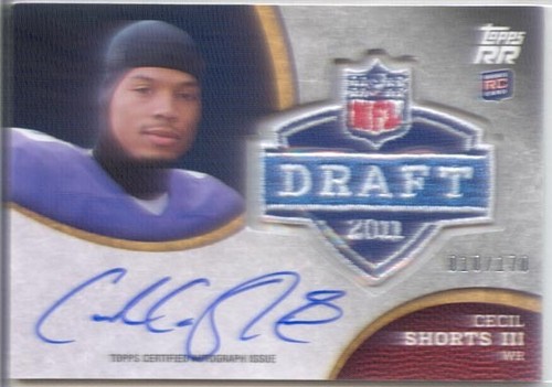 Cecil shorts rookie - cecil, auto