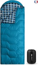 Forceatt Sac de Couchage 3 Saisons, Usage iIntérieur et Extérieur, Ultra Léger, 