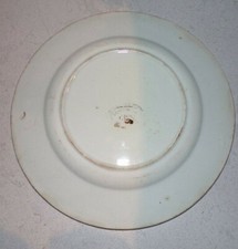 Ancienne Assiette GIEN XIXe n°6 le berger et son troupeau  1871/1875