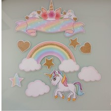 🦄 Toppers Licorne Magiques