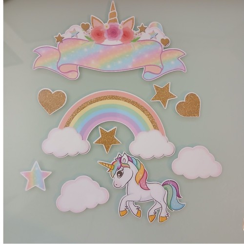 Toppers licorne magiques - 🦄,
