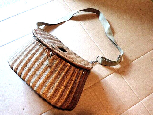 Antique fishing creel - antique,