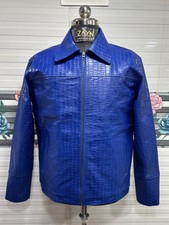 Veste en cuir véritable en