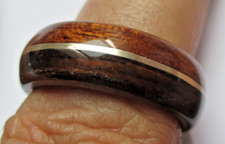 bague taille 61 anneau en bois
