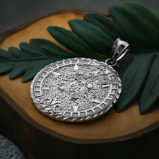 Sterling Silver Aztec Mayan