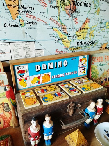 Ancien jeu domino - , bois