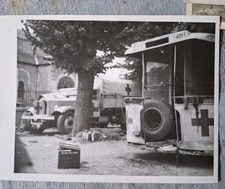 Vehicules Allemands FFI Liberation Croix Rouge Ww2 Allier Rare