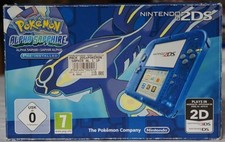 Console Nintendo 2DS Transparente Bleu Pokémon Saphir Alpha Sapphire Boîte