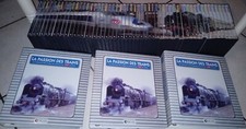 LA PASSION DES TRAINS LA COLLECTION  53 DVD + 3 CLASSEURS DES FASICULES