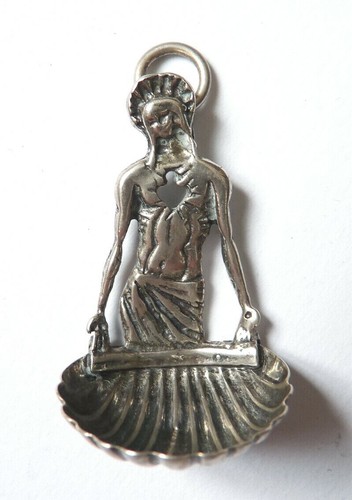 Petit bénitier argent - en,