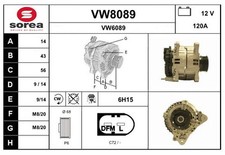 Alternateur SNRA VW8089