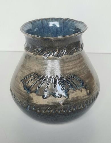 Vase artistique grès à - en,