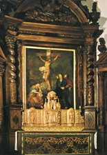 Carte ARS Charente L'église Le Rétable Tabernacle en bois doré 