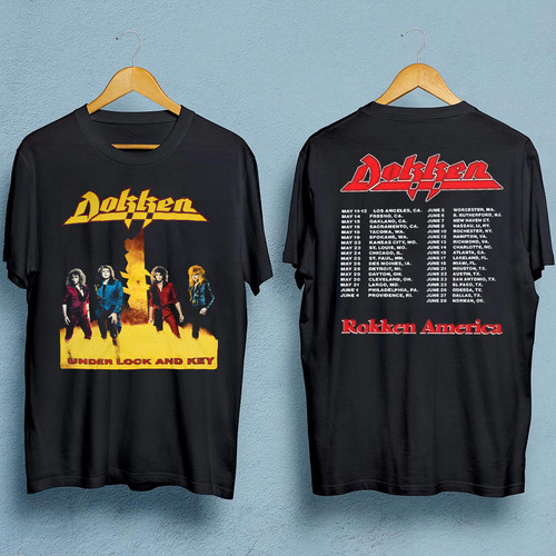 Dokken band tour dates shirt - band,