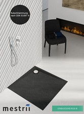 Receveur douche noir - receveur,