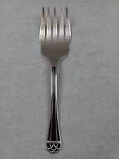 CHRISTOFLE TALISMAN FOURCHETTE SERVIR POISSON LAQUE CHINE NOIR METAL ARGENTE TBE
