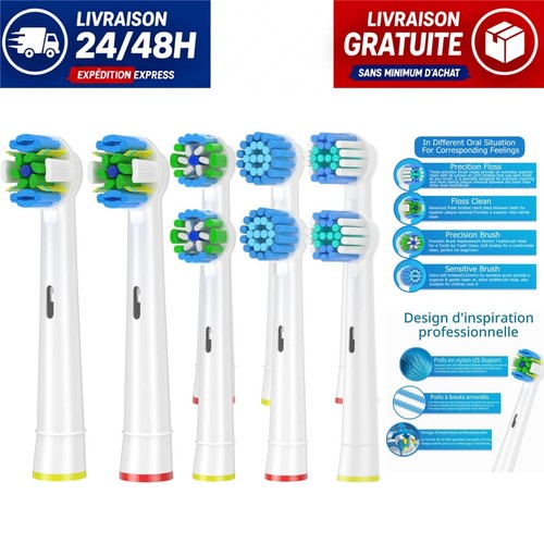 Têtes brosse dents braun - brosse,