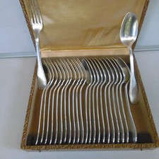 menagere 24 pieces metal argente pop 84
