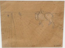 Le labour 1902 par Auguste CHABAUD