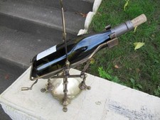 rare decanteur à vin à cremaillere debut 20ème