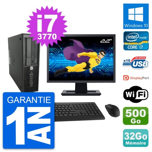 Z220 sff ecran core - pc,