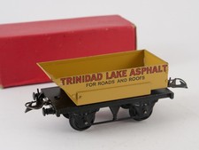 Hornby GB n°1 wagon benne basculante TRINIDAD LAKE ASPHALT en O en boîte