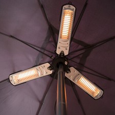 Chauffage par Rayonnement Terrasse Hellstrahler Emetteurs Parasol 2000W