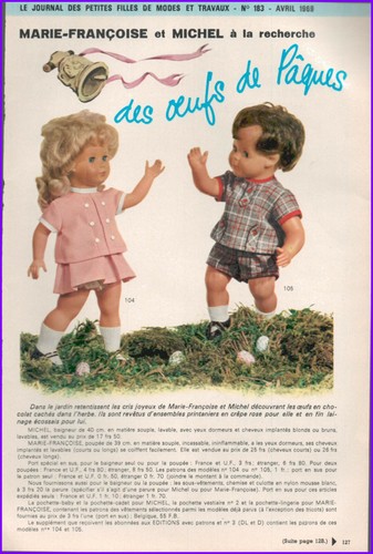 Page poupée françoise - ▬►page,