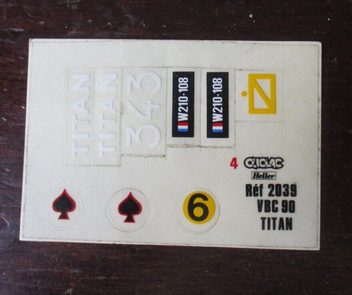 Decals cliclac heller - 1/50,