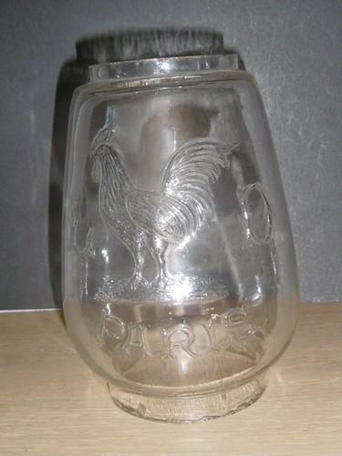 Globe verre ancien lampe - globe, de