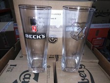 6 verres bière beck's no
