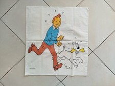 Hergé Tintin Taie Oreiller Coussin Tissu Vintage Lombard 1983 Pillow Cover Milou