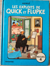 BD LES Exploits de QUICK et FLUPKE Recueil 4 Hergé - CASTERMAN 1976