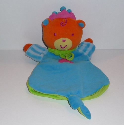 Doudou ours vert baudet - doudou,