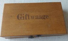 Ancienne balance de voyage / bijoutier, pharmacien