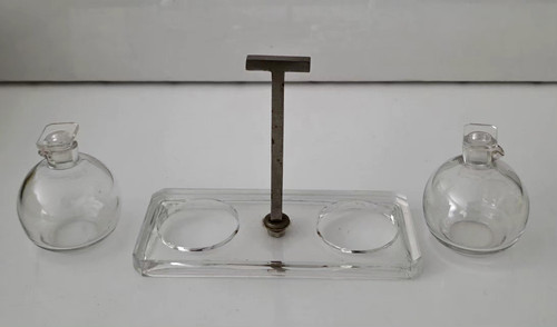 Ancien flacons cristal petit - flacons,