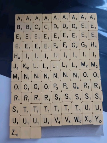 Lettres scrabble - lettres, de