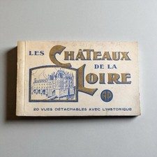 RARE CARNET CHÂTEAUX LOIRE 20