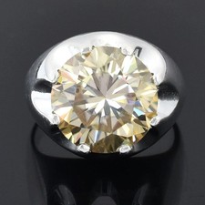 Bague solitaire pour homme - , en