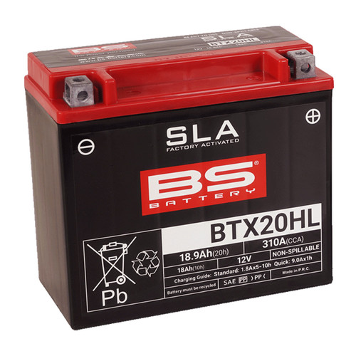 Batterie sla btx20hl harley - sla,