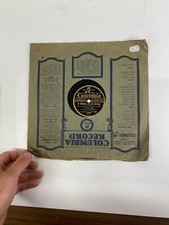 Disque gramophone Columbia Je